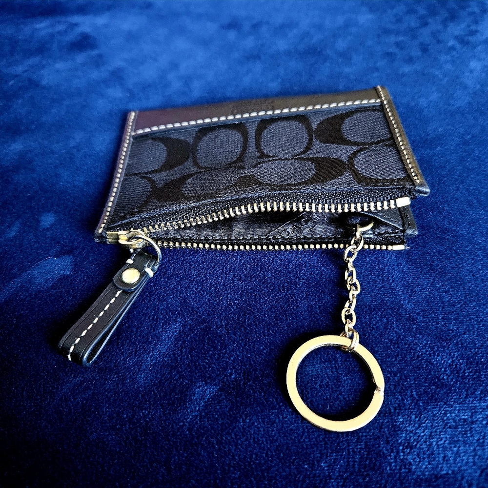 Coach Small Black Wallet